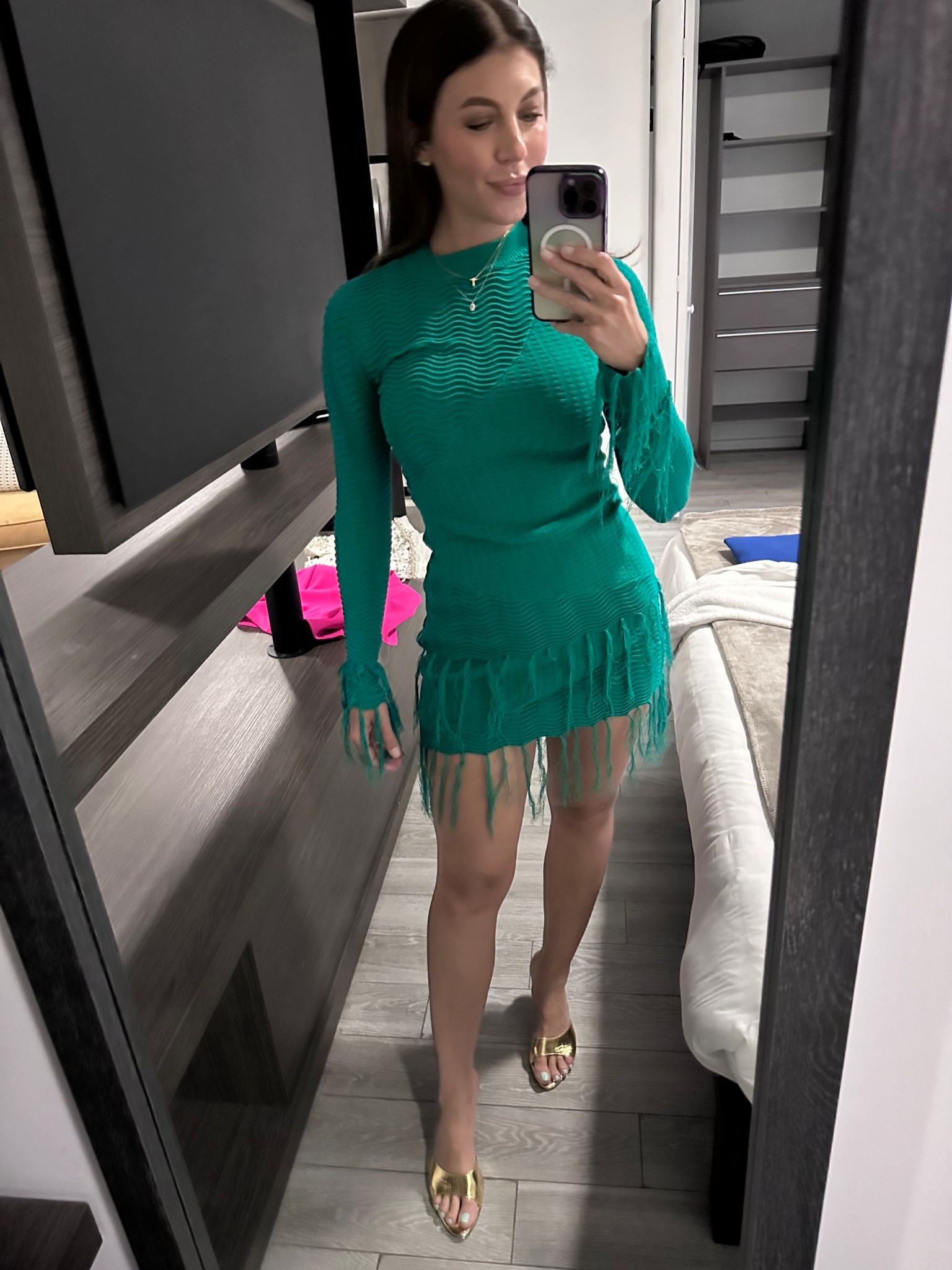 Wearing an extra small! Runs a little big but very comfy and I got tons of compliments. Color is gorgeous and rich, very flattering on any skin tone 💚🍀✨ #revolve #matchingset #birthdayoutfit #vibrantcolor

#LTKSeasonal #LTKParties #LTKStyleTip