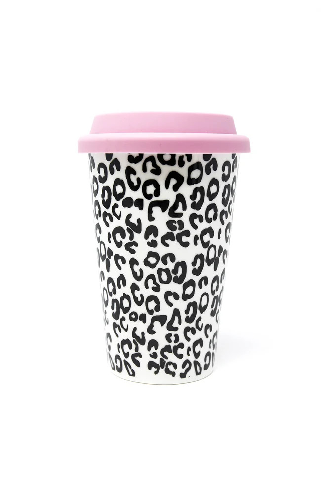 Ambitious Energy Animal Print Mug DOORBUSTER | The Pink Lily Boutique