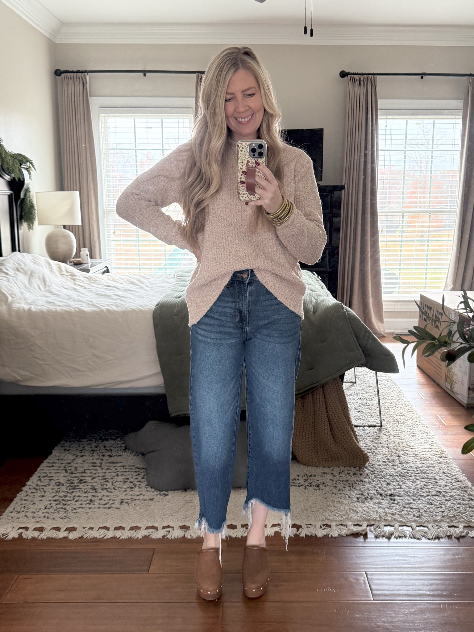 Thanksgiving outfit inspo! This is the softest sweater from Walmart. It’s oversized…I’m in an XS. 

#LTKSeasonal #LTKOver40 #LTKStyleTip