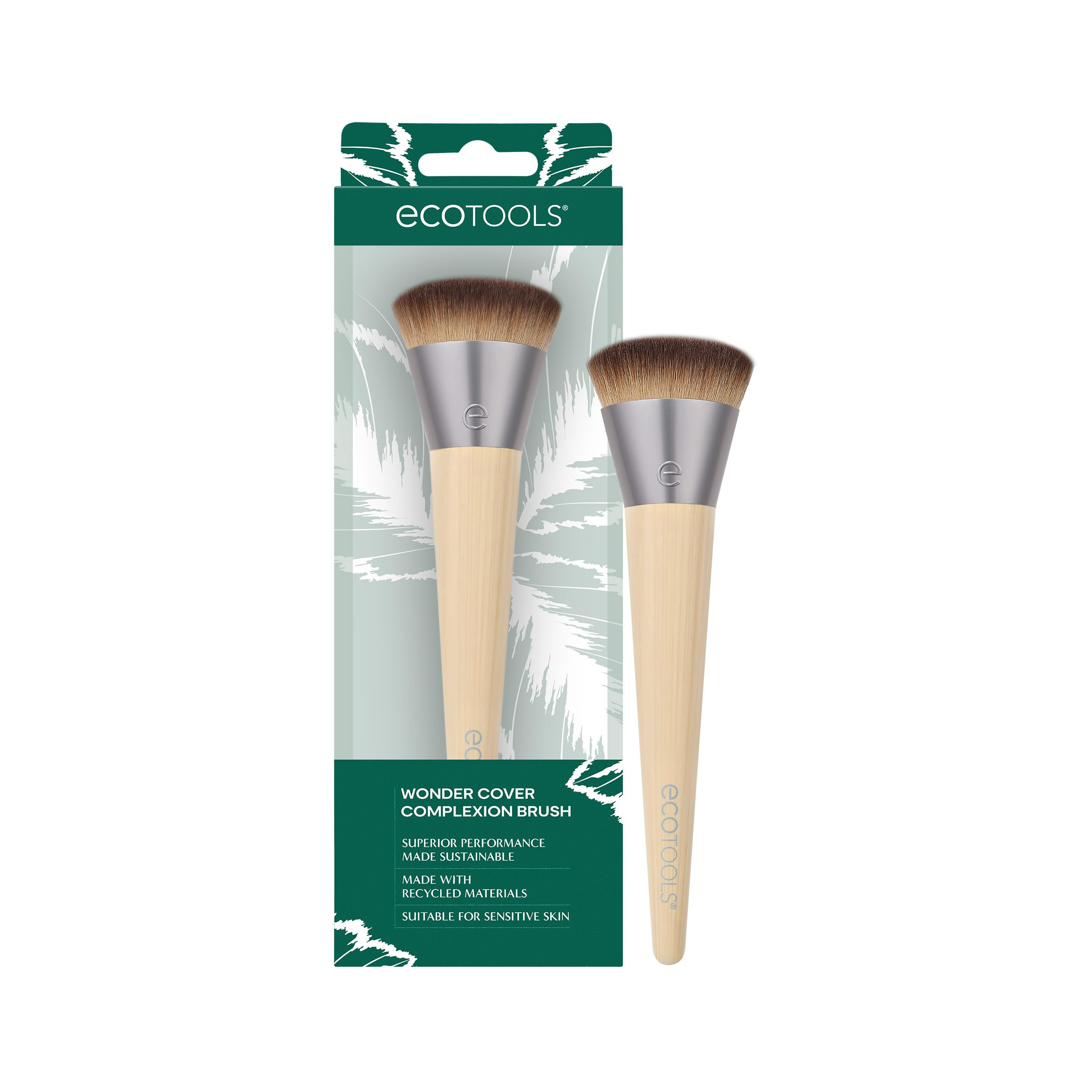 EcoTools Wonder Cover Complexion Brush, Makeup Brush For Flawless Foundation Application & Blendi... | Amazon (US)