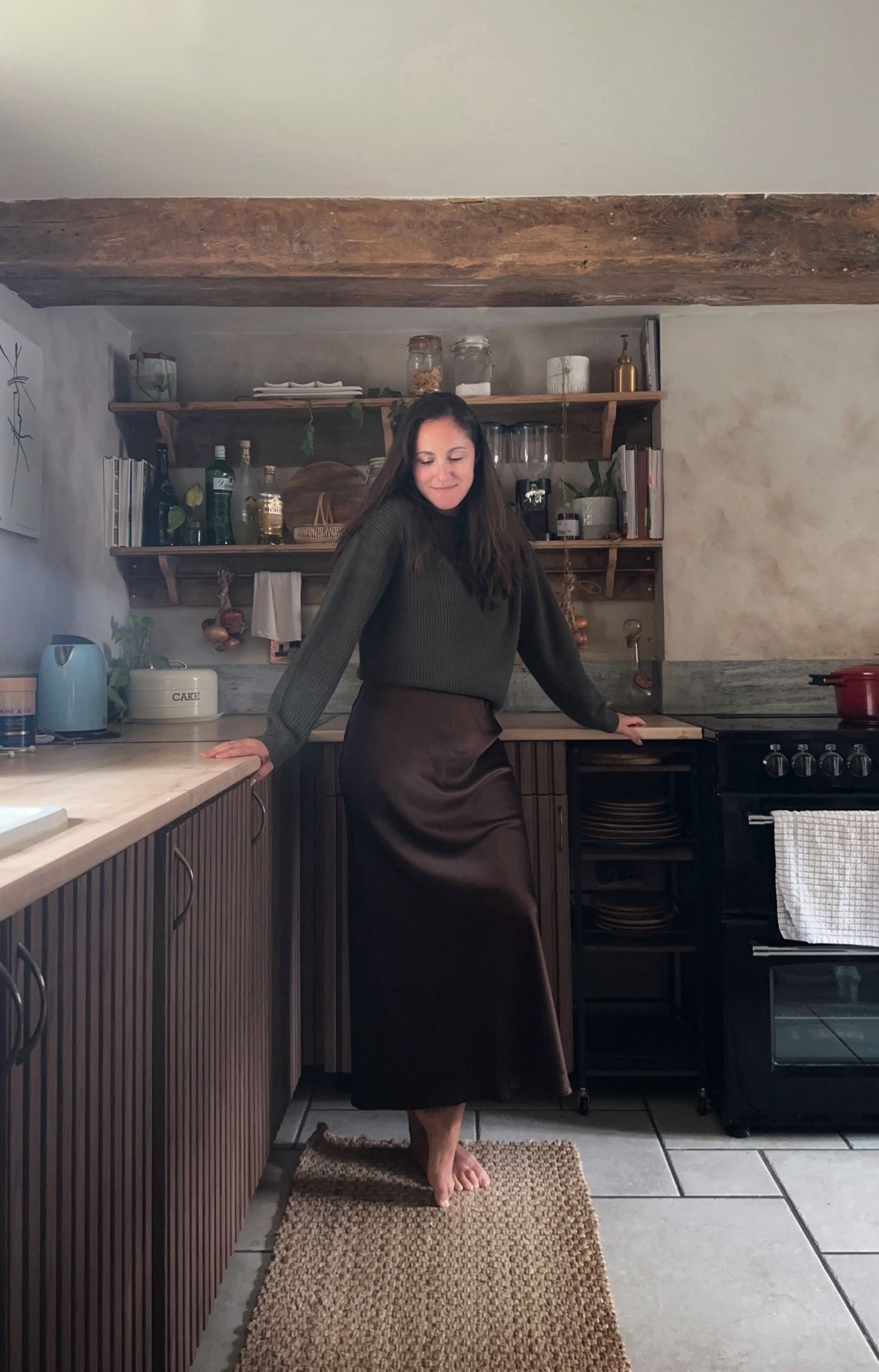 Must-have Autumn outfit of dreams! This is a definite wardrobe staple and SO comfortable. My new fave 🤎 #autumnoutfit #satinskirt #musthave 

#LTKautumn #LTKdatenight #LTKuk