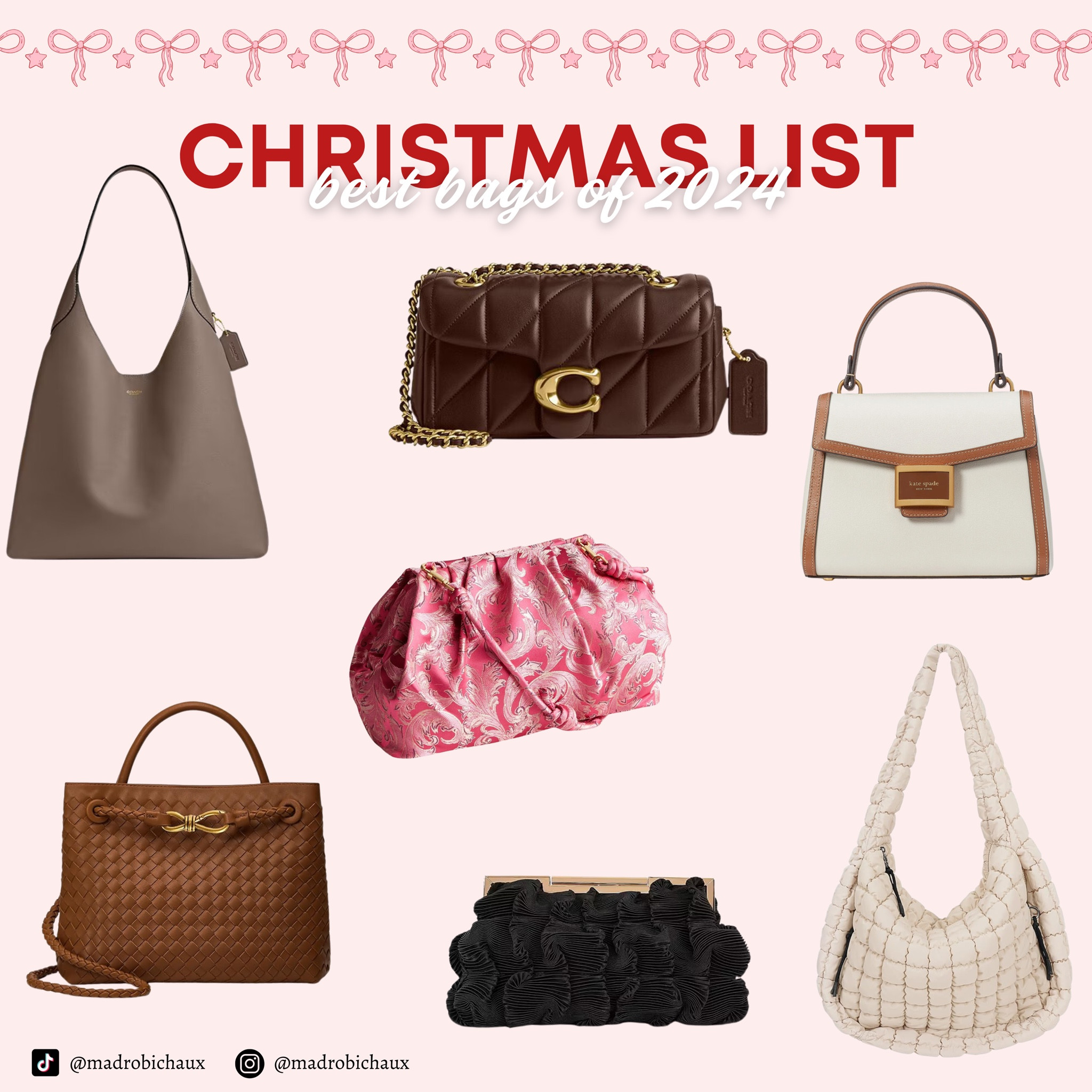 my favorite bags of 2024 at all different price points!! 👜🎀

amazon bags, bag of the year, work bag, it girl bag, fall bags, gifts for her 

#LTKFindsUnder100 #LTKGiftGuide #LTKItBag