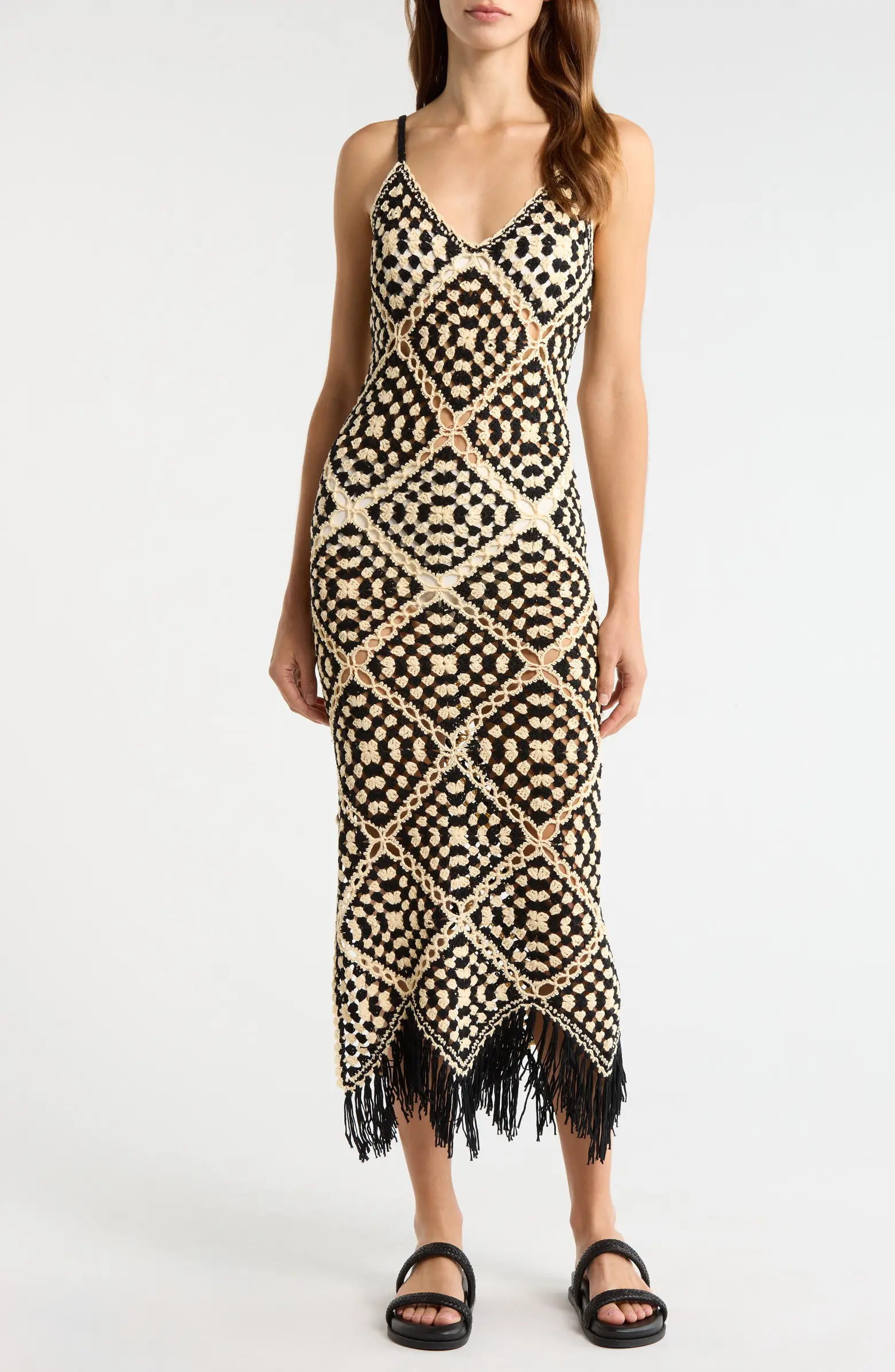 Crochet Maxi Cover-Up Dress | Nordstrom