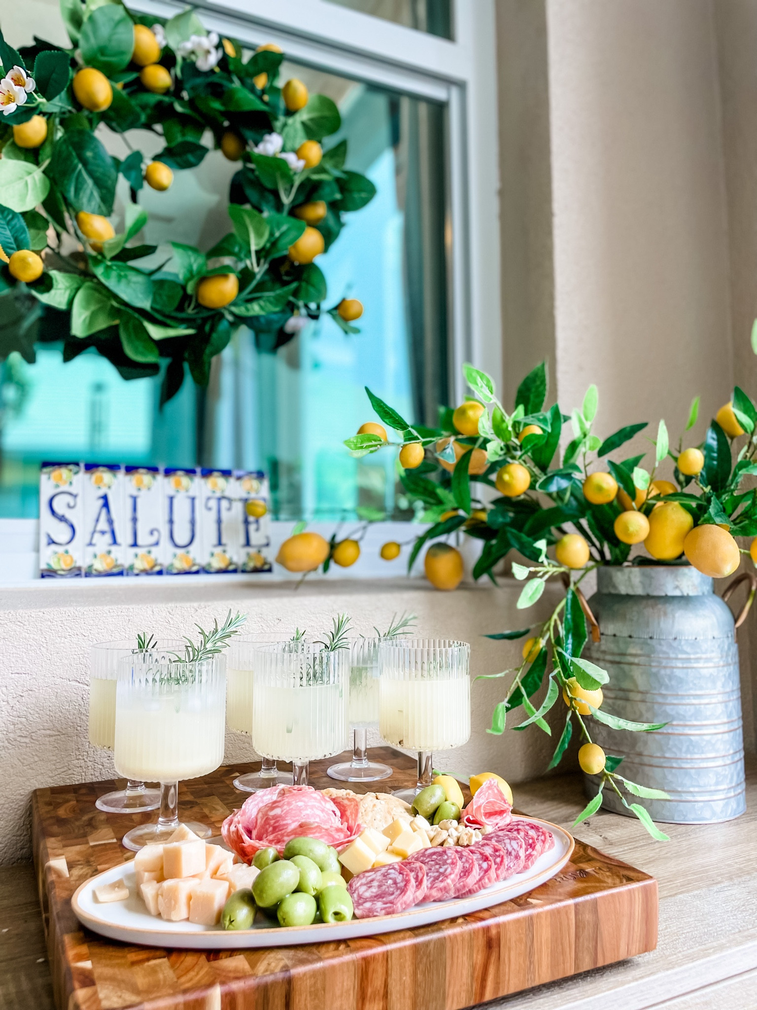 Ready for the weekend! Love using these shatterproof acrylic glasses for our outdoor entertaining and this platter can double as a serving tray! 

#LTKFind #LTKhome #LTKGiftGuide