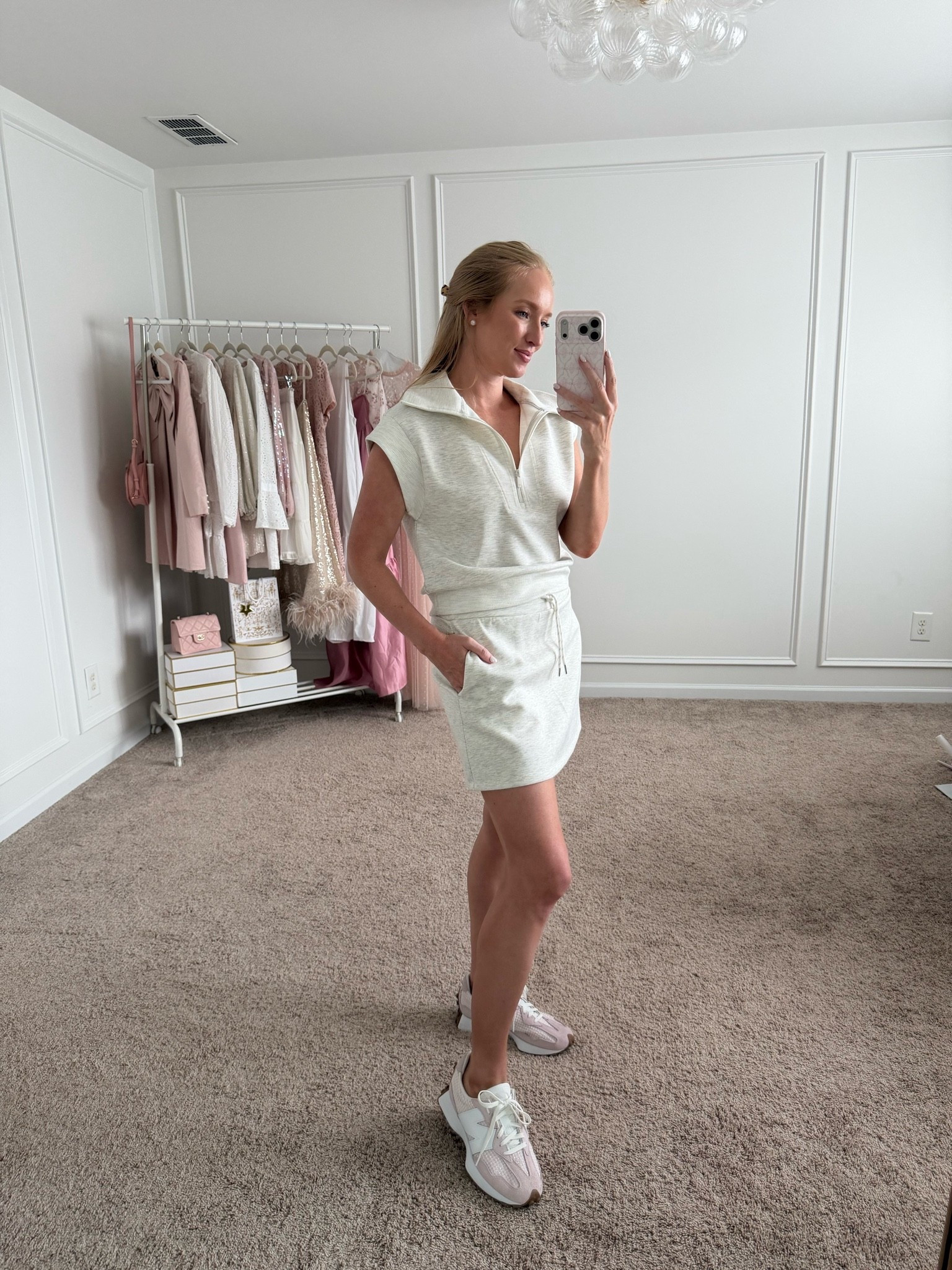 Such a cute transitional athlete set! I especially love the top and this color!! Wearing a size small and the skirt has built in shorts that aren’t super compressive (aka comfy!) 

Target outfit // Target athleisure // mom outfit // park outfit // carpool outfit /: casual errand outfit // target haul

#LTKmomlife