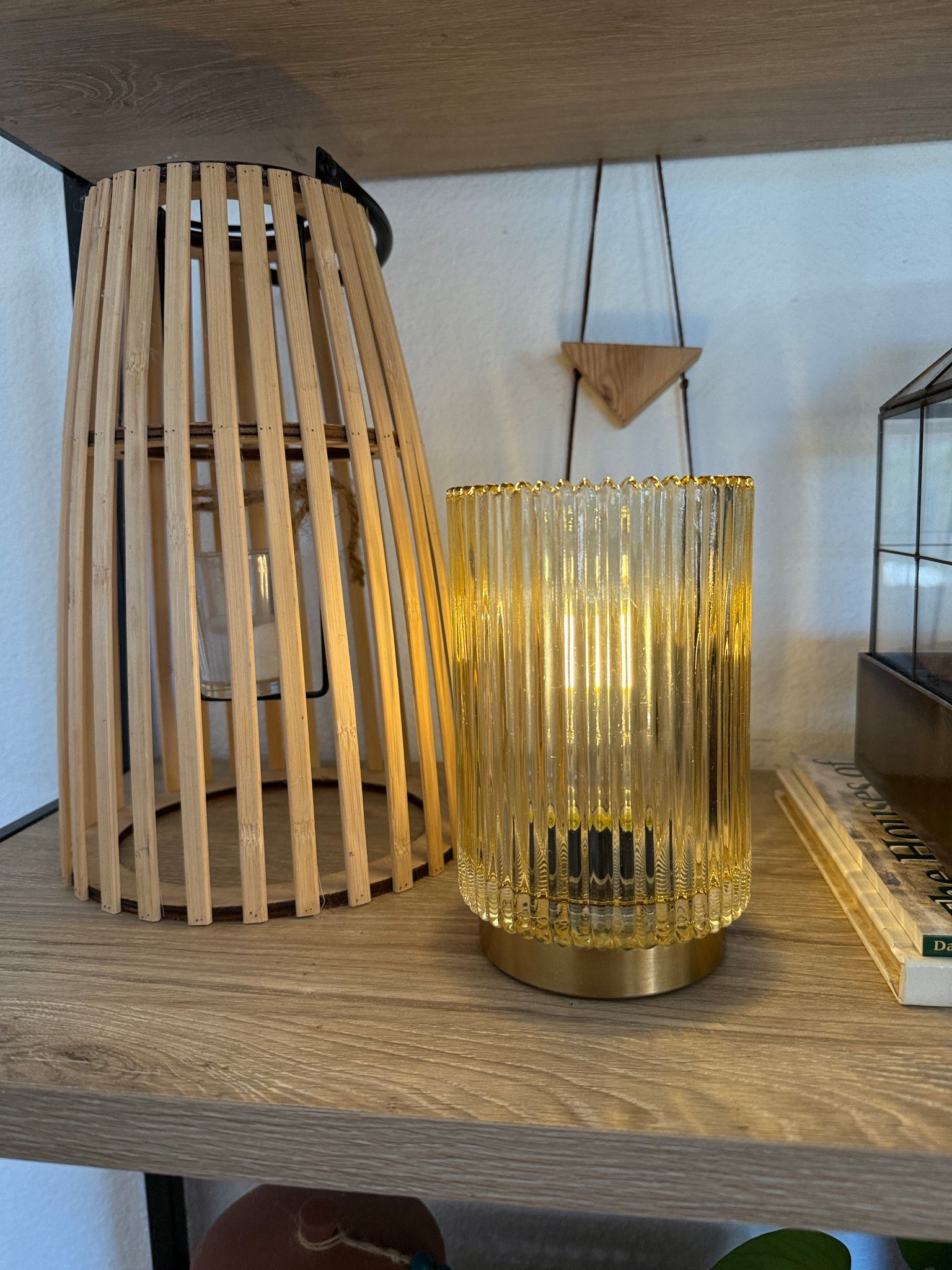 Mirasium Battery Operated Lamp, Cordless Table Lamp with Timer, Desk Bedside Lamps with LED Warm Light, Glass Small Table Lamp for Bedroom, Bathroom, Living Room, Home Decor - Amber

#LTKHome