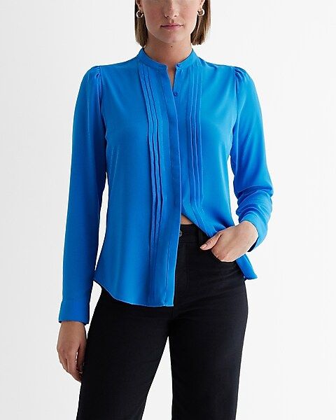 Relaxed Pleated Portofino Shirt | Express (Pmt Risk)