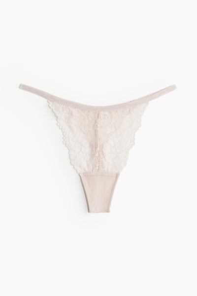3-pack Lace Thong Briefs | H&M (US + CA)