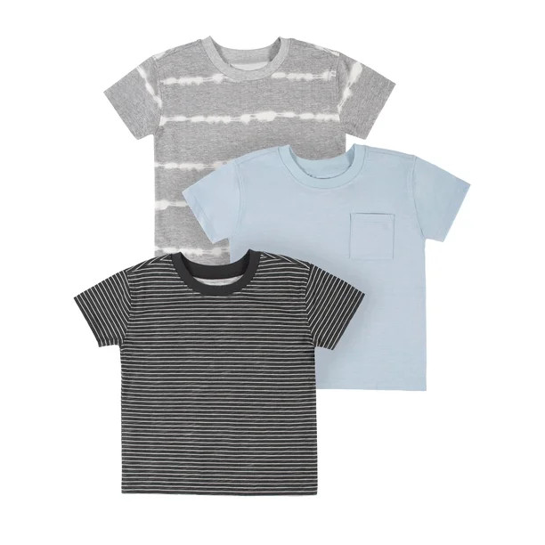 Modern Moments by Gerber Baby and Toddler Boy Short-Sleeve T-Shirts, 3-Pack, Sizes 12M-5T | Walmart (US)
