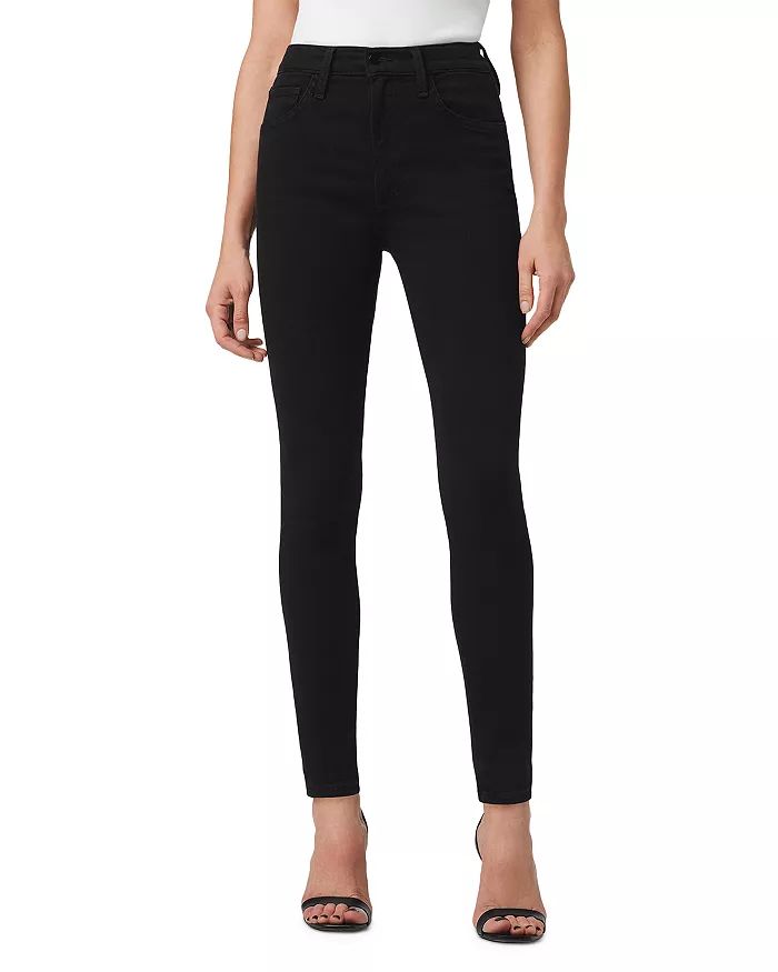The Charlie High Rise Ankle Skinny Jeans in Black | Bloomingdale's (US)