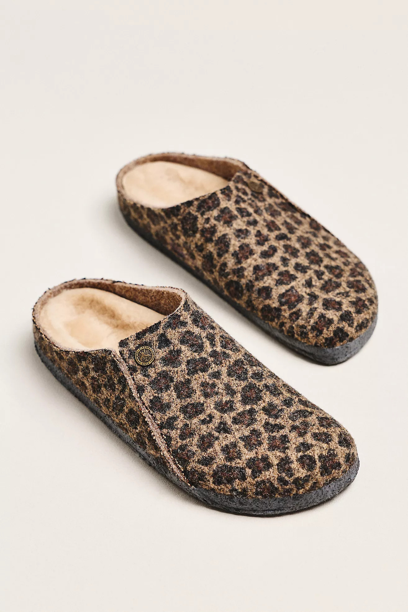 Birkenstock Zermatt Wool Felt Shearling Clogs | Anthropologie (US)