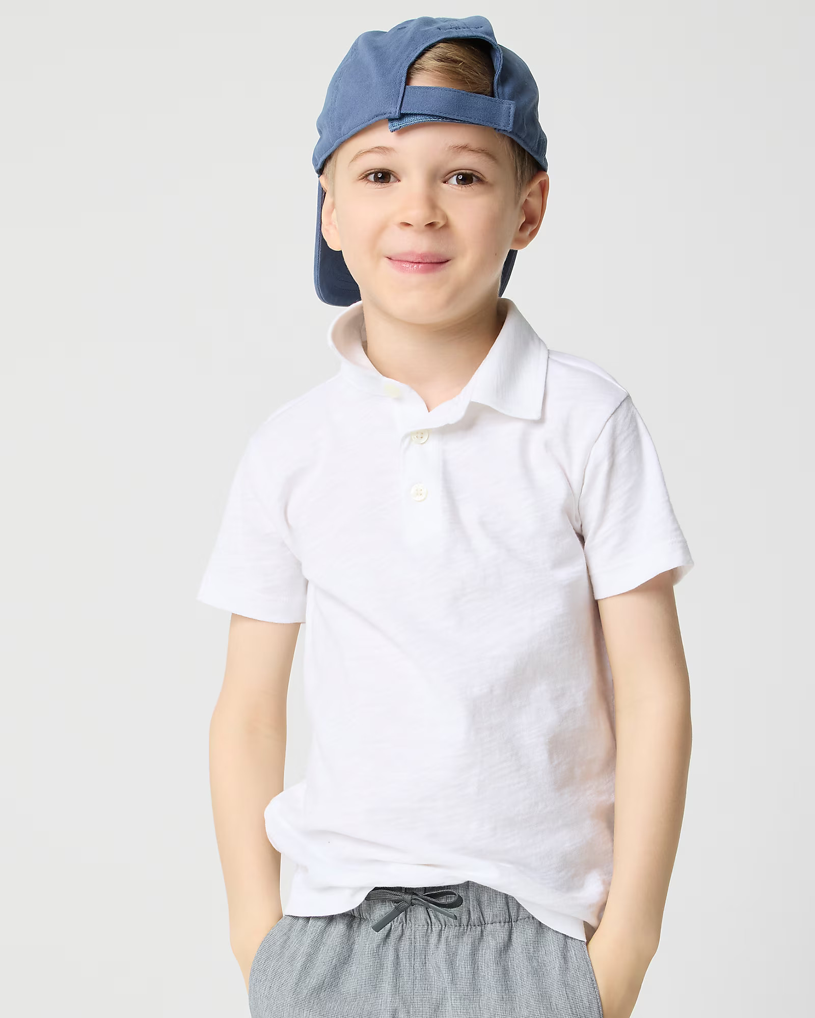Boys' slub cotton jersey polo shirt | J.Crew Factory