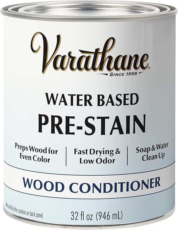Varathane 381123 Water Based Pre-Stain Wood Conditioner, Quart | Amazon (US)
