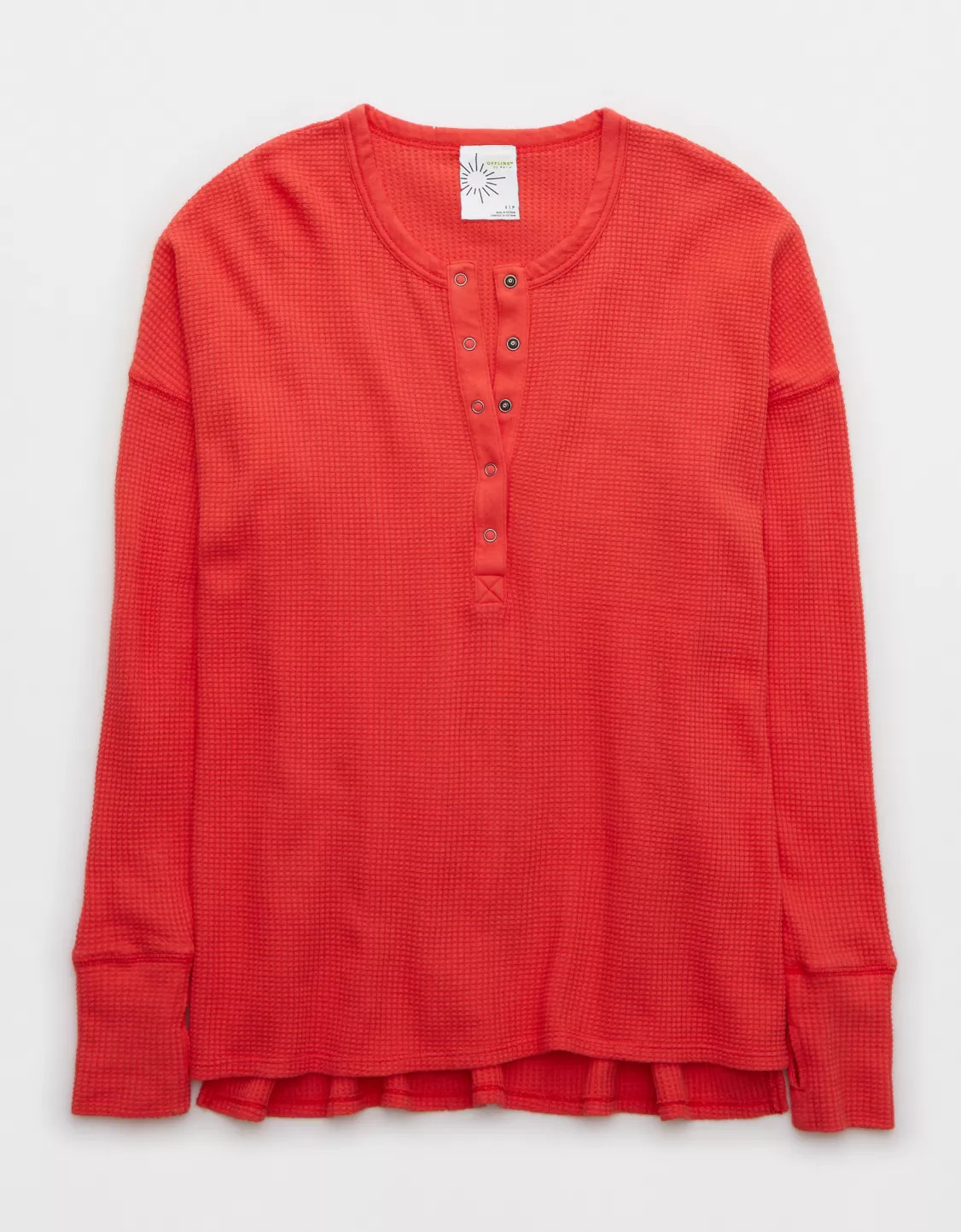 OFFLINE By Aerie Wow! Waffle Henley T-Shirt | Aerie