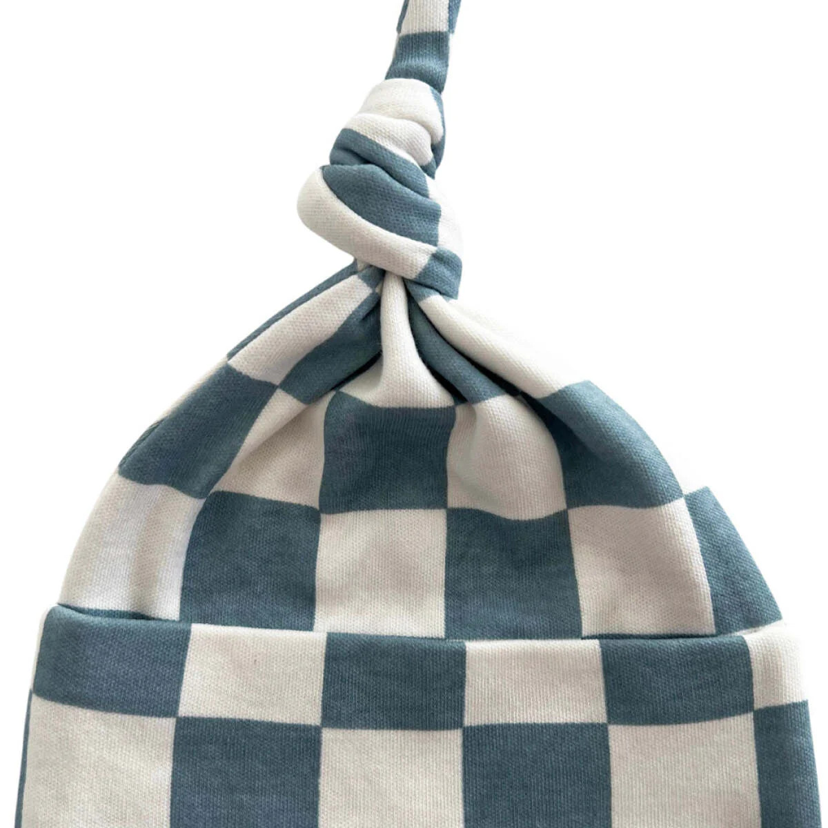 Blueberry Muffin Checkerboard / Organic Beanie | SpearmintLOVE