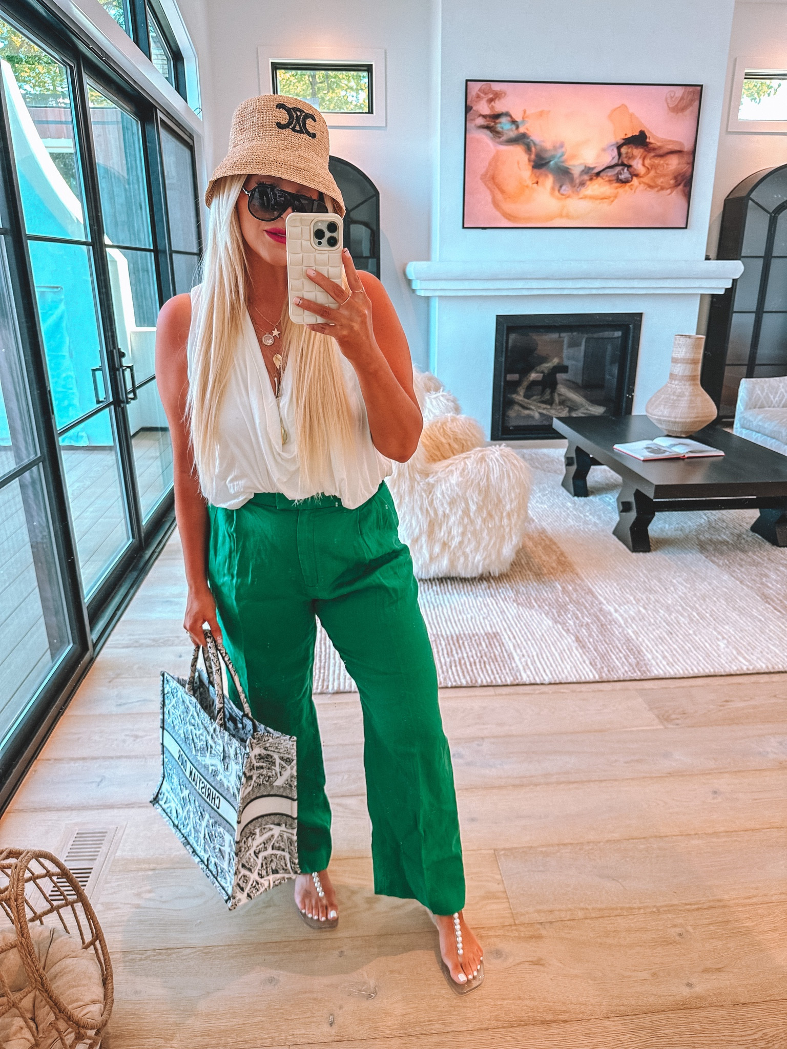 Wearing a 6 in pants and a medium in tank 