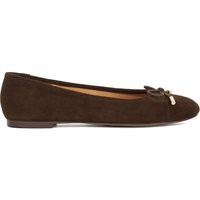 Dune London Suede Bow Ballet Pumps Brown | Marks & Spencer (UK)