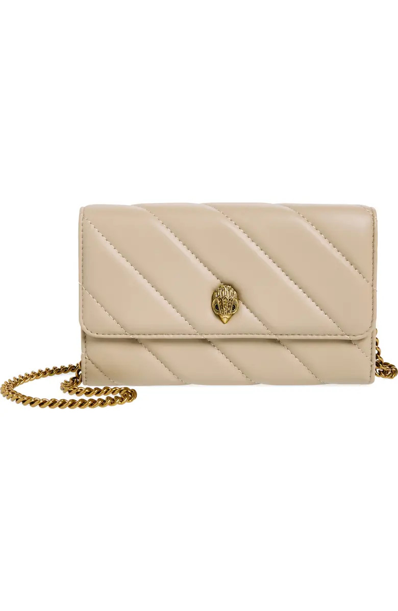 Kurt Geiger London Soho Quilted Leather Wallet on a Chain | Nordstrom | Nordstrom