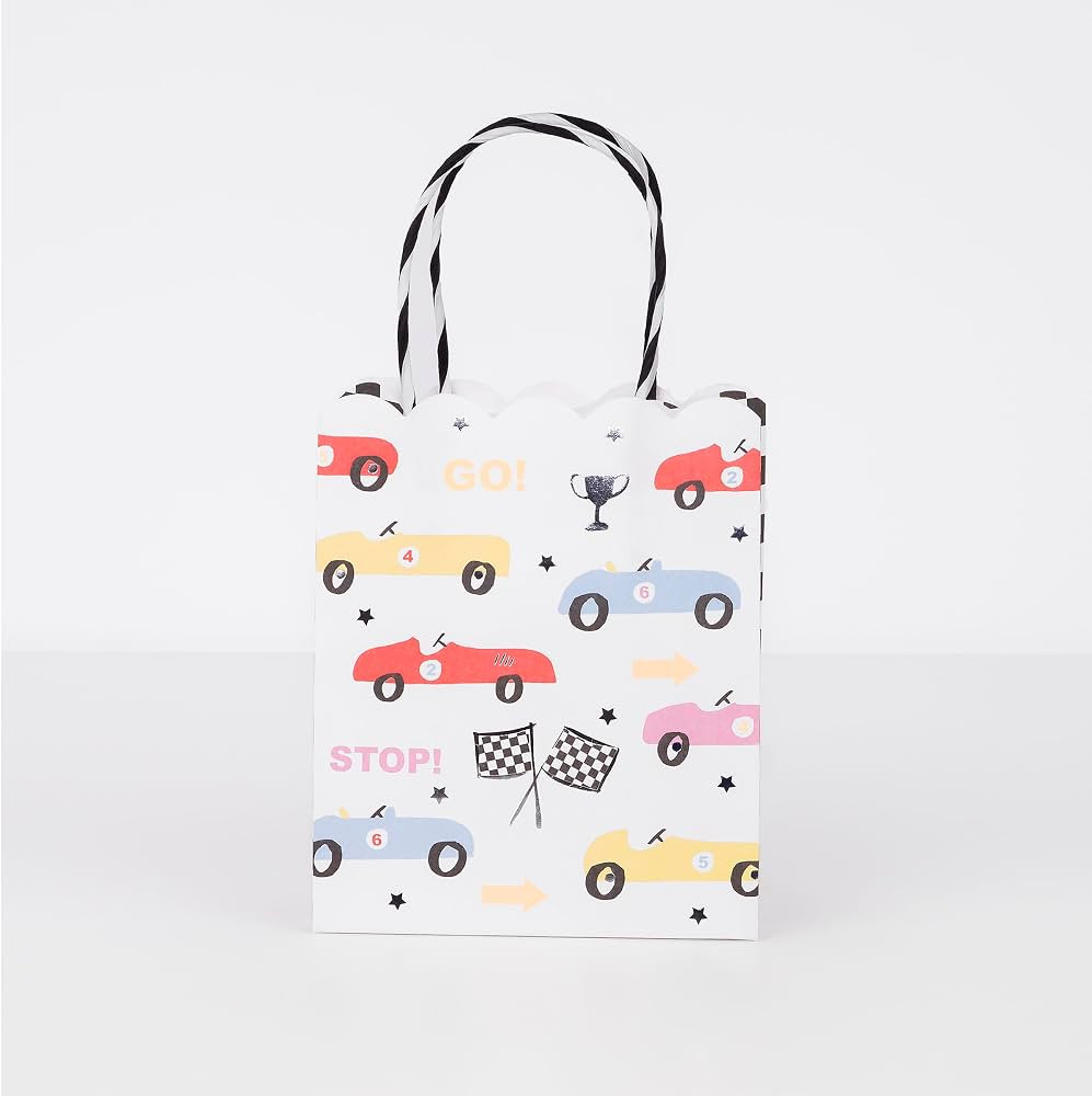 Meri Meri Race Car Party Bags (Pack of 8) | Amazon (US)