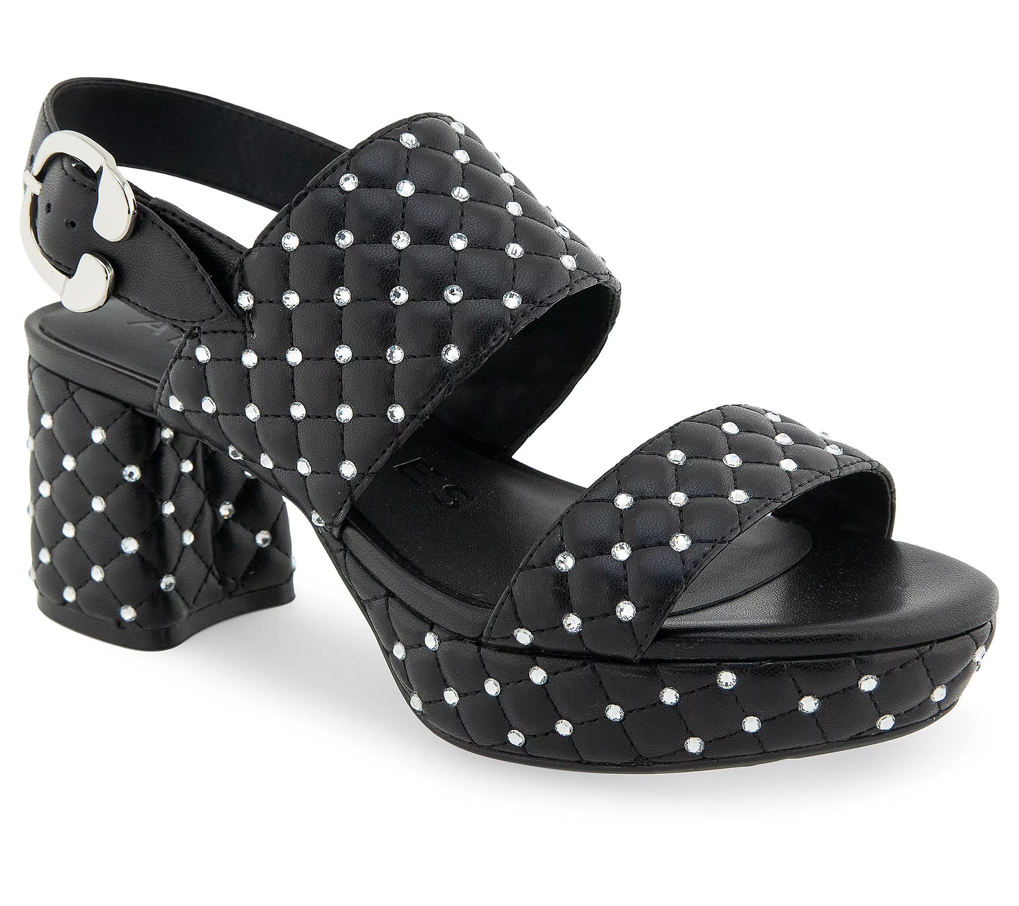 Aerosoles Crystal Platform Sandal - Camera Crys tal | QVC