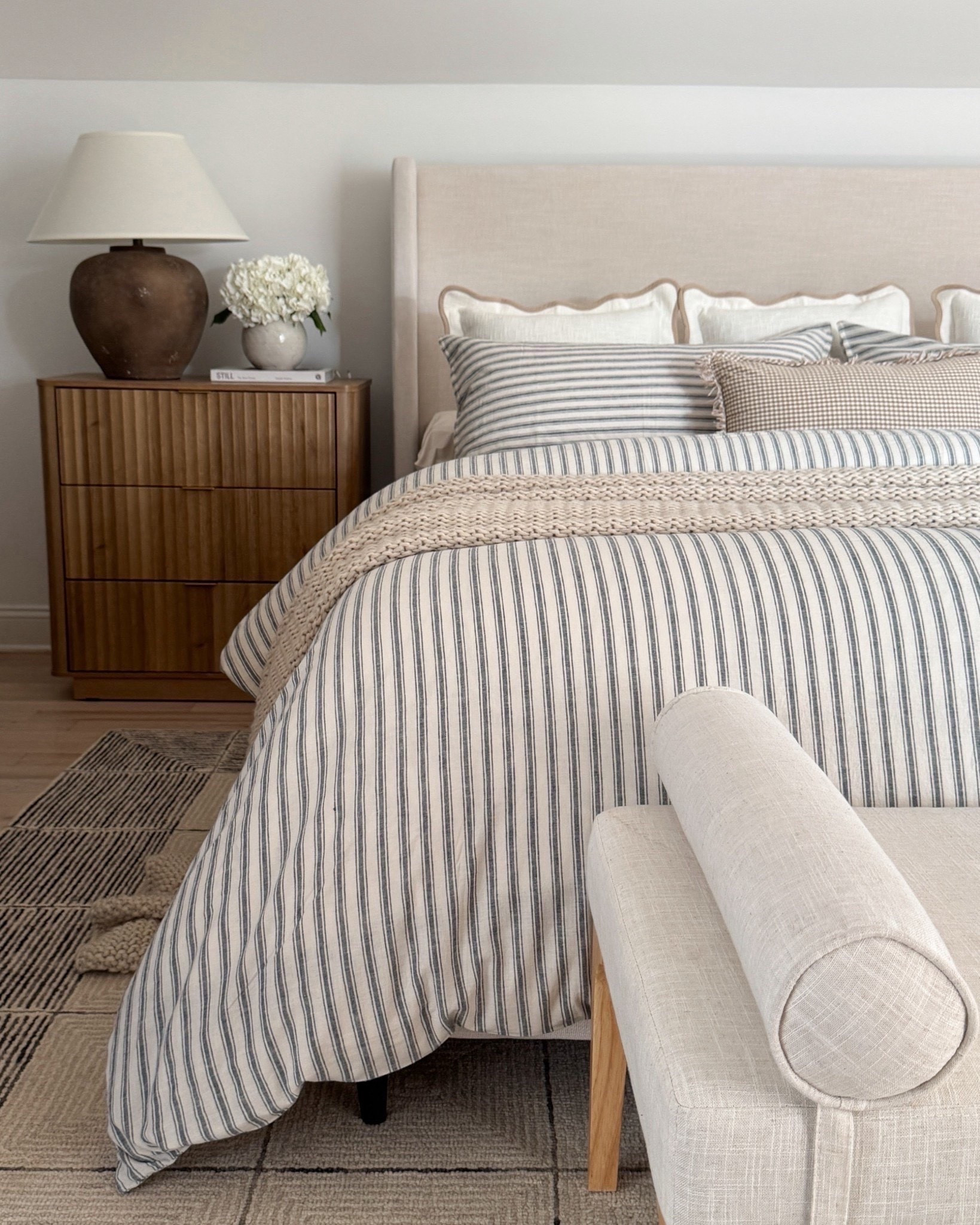 sharing a bedding refresh that feels light, cozy, and effortless for the season ahead ☀️🤎

I kept everything soft and neutral with layered linen textures, subtle stripes, and pieces that make the room feel fresh without needing a full makeover. it’s simple, airy, and the kind of bedding that works year-round while still feeling warm and inviting. ✨

there’s just something about fresh bedding that instantly makes a space feel calmer and more put together.

#LTKSaleAlert #LTKFindsUnder100 #LTKHome #bedroomrefresh #neutralbedroom #cozyhome

#LTKHome #LTKSaleAlert