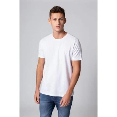 Camiseta Básica Masculina DLZ - Branco | Netshoes | Netshoes (BR)