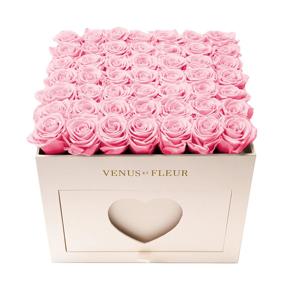 Large Square Treasure Box Rose Arrangement - Venus et Fleur | Venus ET Fleur