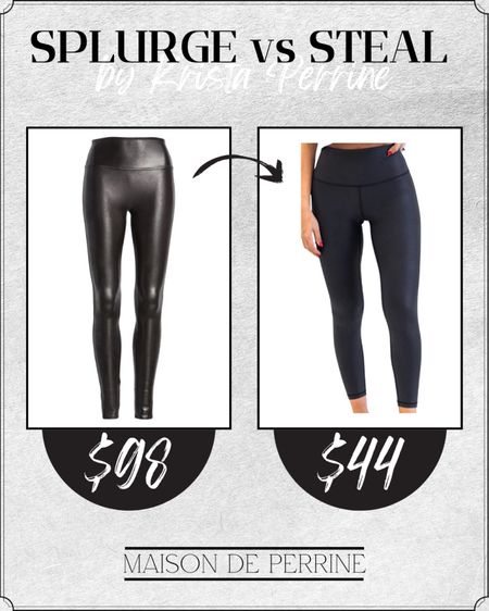 You can get the faux leather leggings on sale right now for a double steal! - XO, Krista

#LTKsalealert #LTKstyletip #LTKSeasonal
