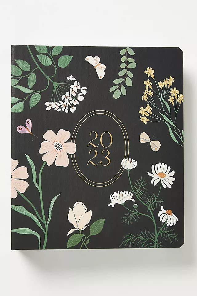 Megan Galante x Fringe Dark Botanical 2023 Planner | Anthropologie (US)