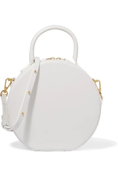 Mansur Gavriel - Circle Leather Shoulder Bag - White | NET-A-PORTER (UK & EU)