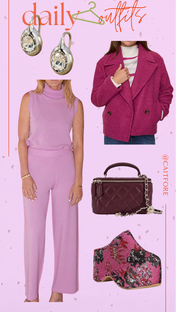 Pretty and Pink for the fall and winter months! This would also make a super cute travel outfit.  

 #LTKSeasonal #LTKStyleTip #LTKTravel