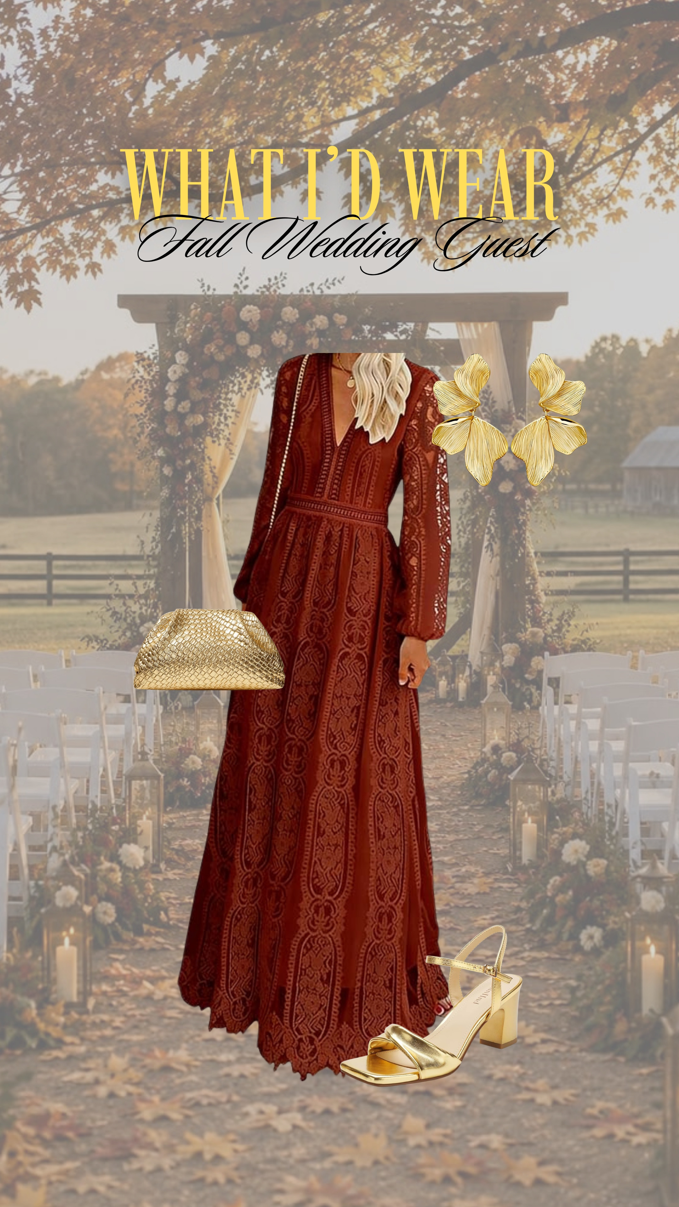 The perfect dress for a fall wedding! Love the gold accessories with this!

anti-pooch outfits, wedding guest dress, clutch purse 

 #LTKgrwm #LTKootd #LTKOver40