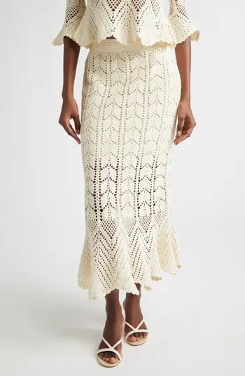 Awaken Crochet Midi Skirt | Nordstrom