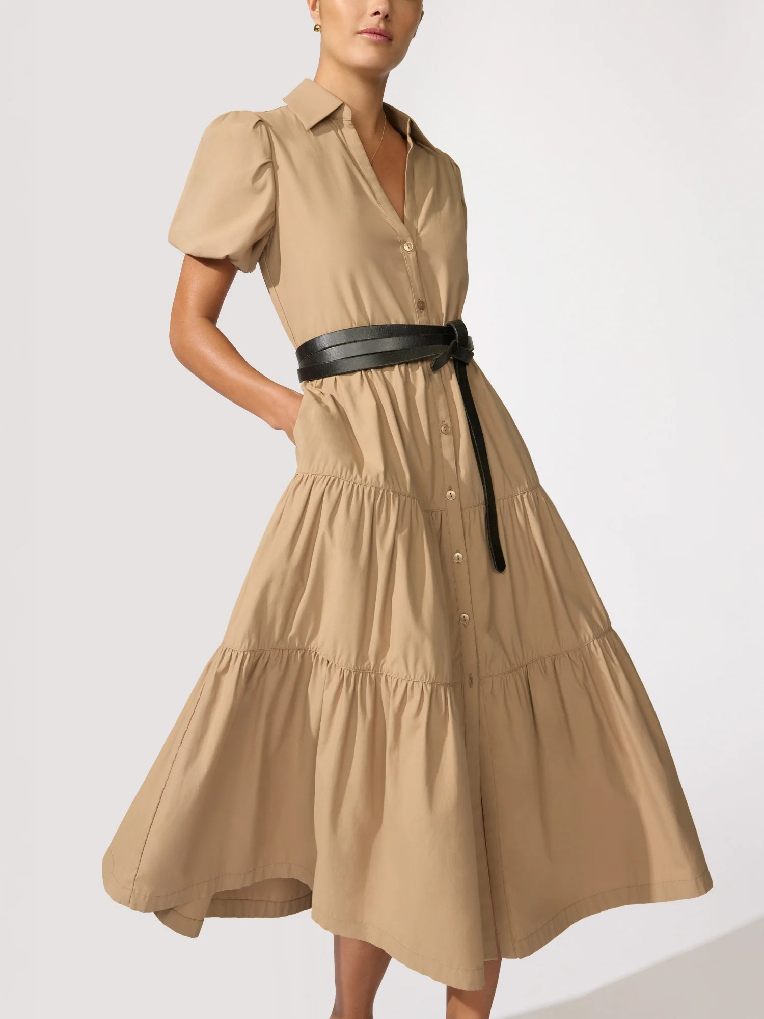 Luxury Tan Havana Dress Maxi | Brochu Walker | Brochu Walker