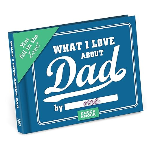 Knock Knock What I Love about Dad Fill in the Love Book Fill-in-the-Blank Gift Journal | Amazon (US)