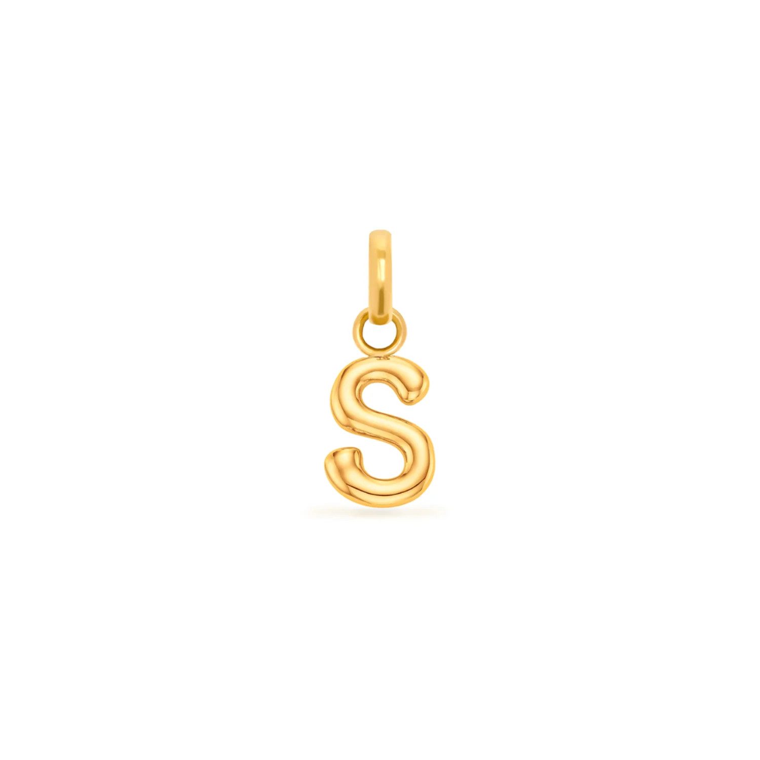 Mini Molten Initial Pendant (Gold) | Abbott Lyon