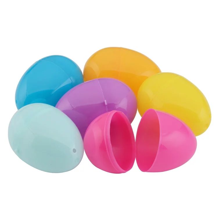 Multicolor Fillable Plastic Easter Eggs, 250 Count, by Way To Celebrate, 1.57" | Walmart (US)