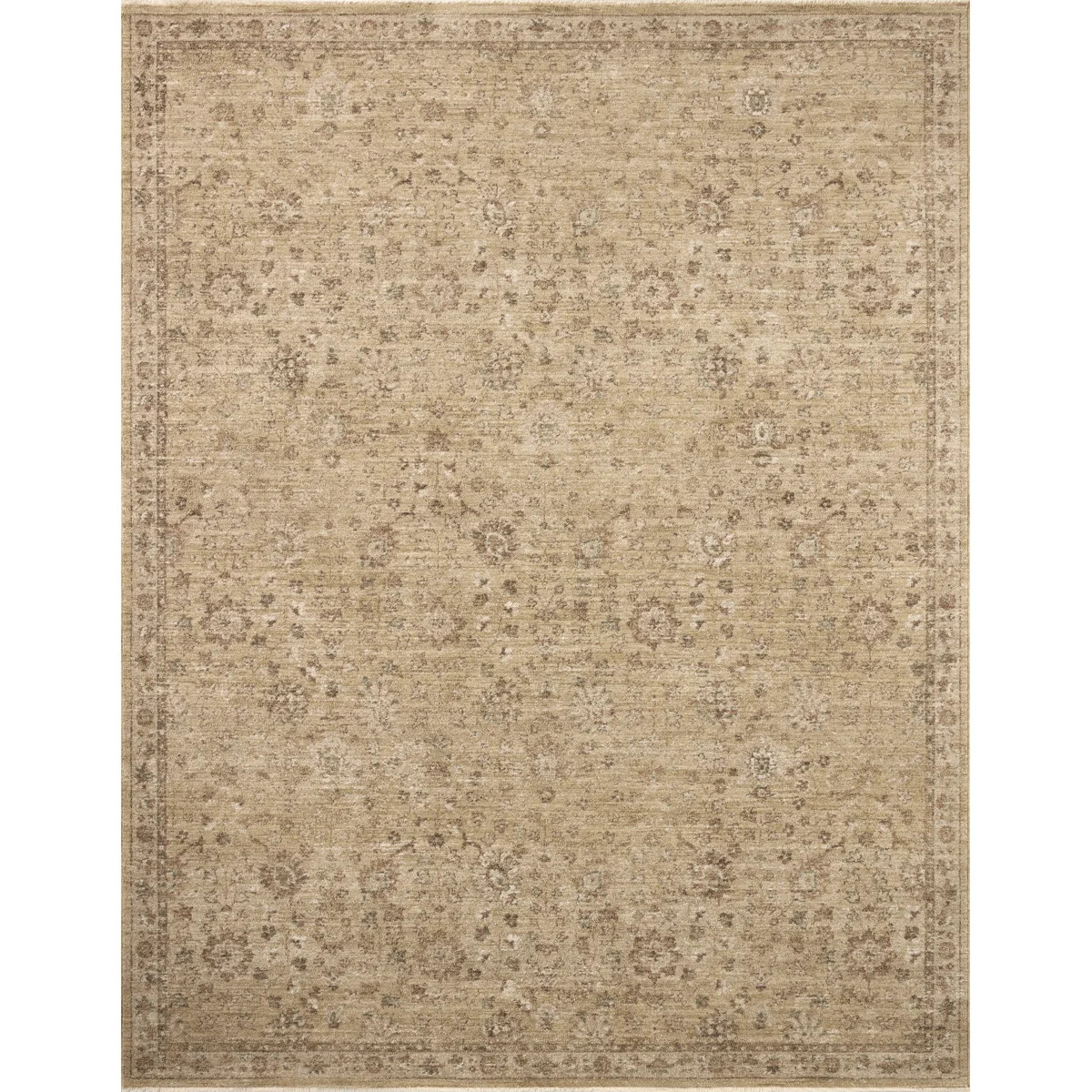 Magnolia Home by Joanna Gaines x Loloi Storrie Wheat / Earth Area Rug | Wayfair North America