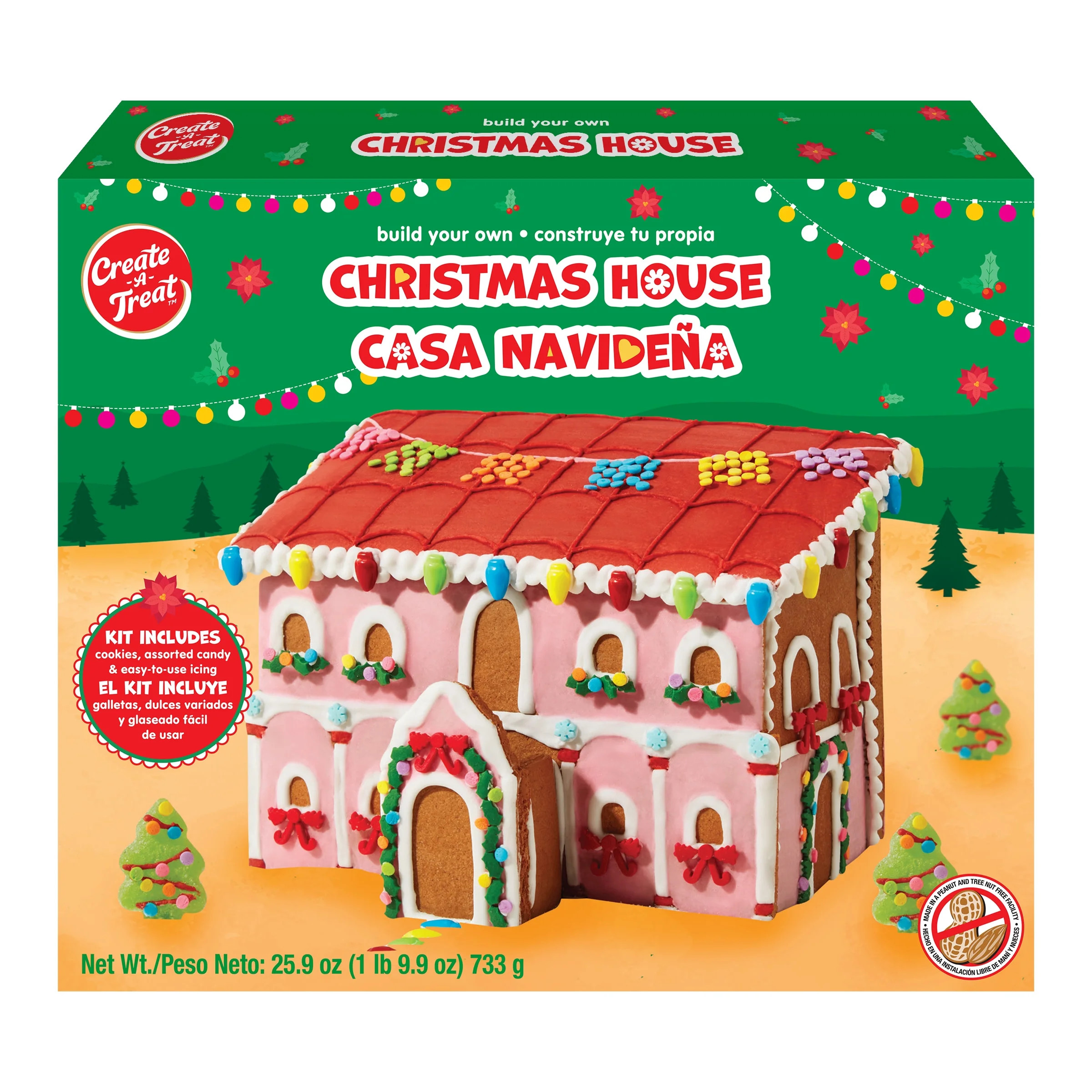 Create A Treat Christmas House/Casa Navideña, 26 oz, 1 Count, Regular Size, Shelf-Stable, New - ... | Walmart (US)