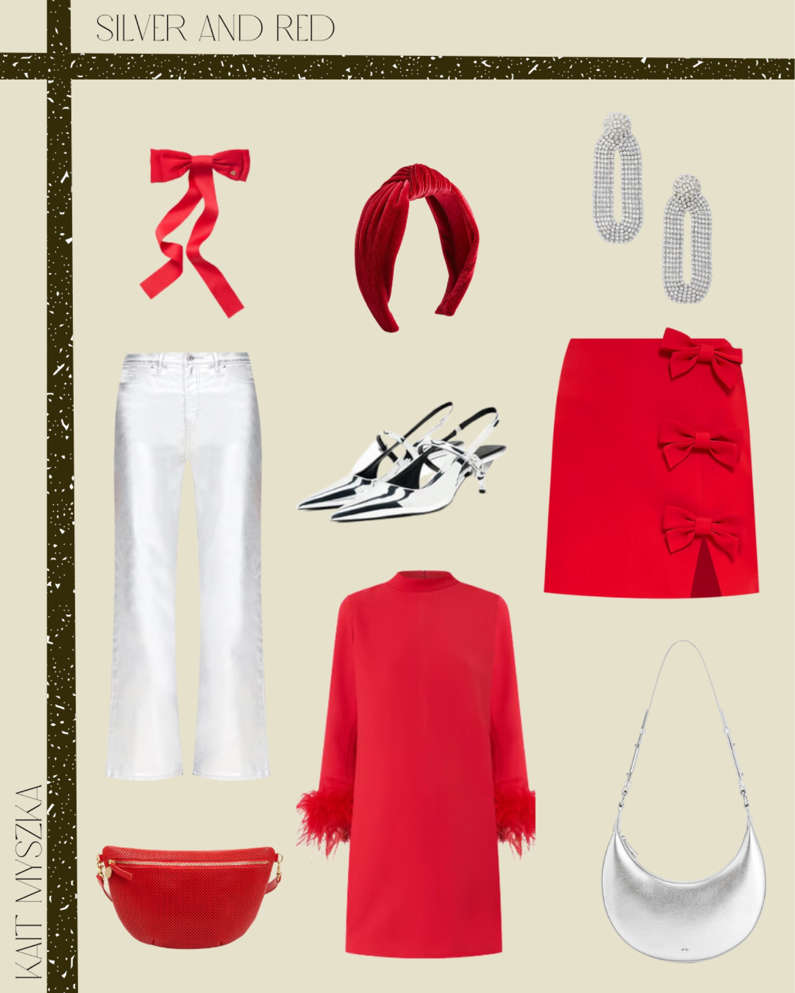 Silver and Red 

Holiday party, outfit, red, Christmas 

#LTKSeasonal #LTKStyleTip #LTKHoliday