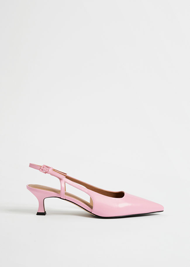 Slingback Leather Pumps | & Other Stories US