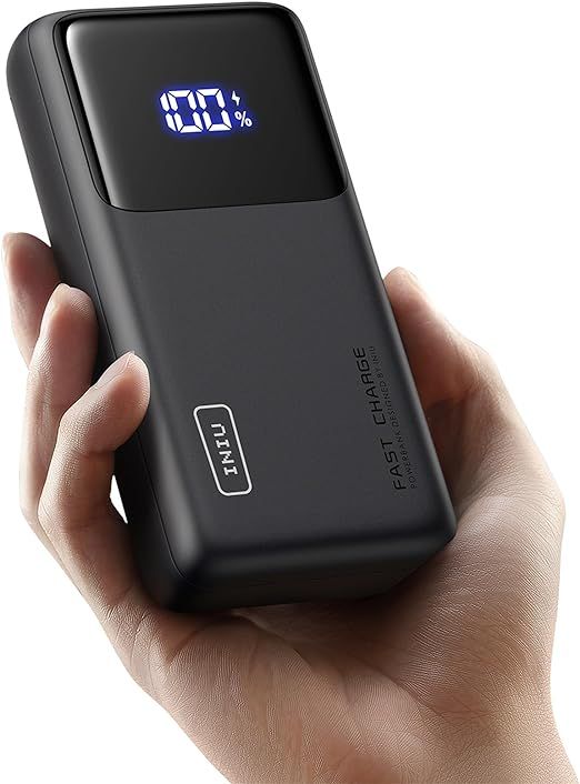 INIU Power Bank, 25000mAh 65W USB C Laptop Portable Charger, PD QC Fast Charging 3-Output Externa... | Amazon (US)