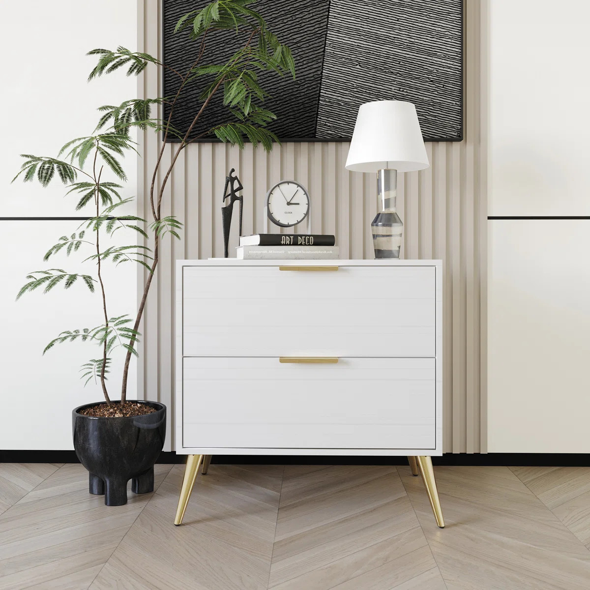 Rafiat 21.65'' W Nightstand | Wayfair North America