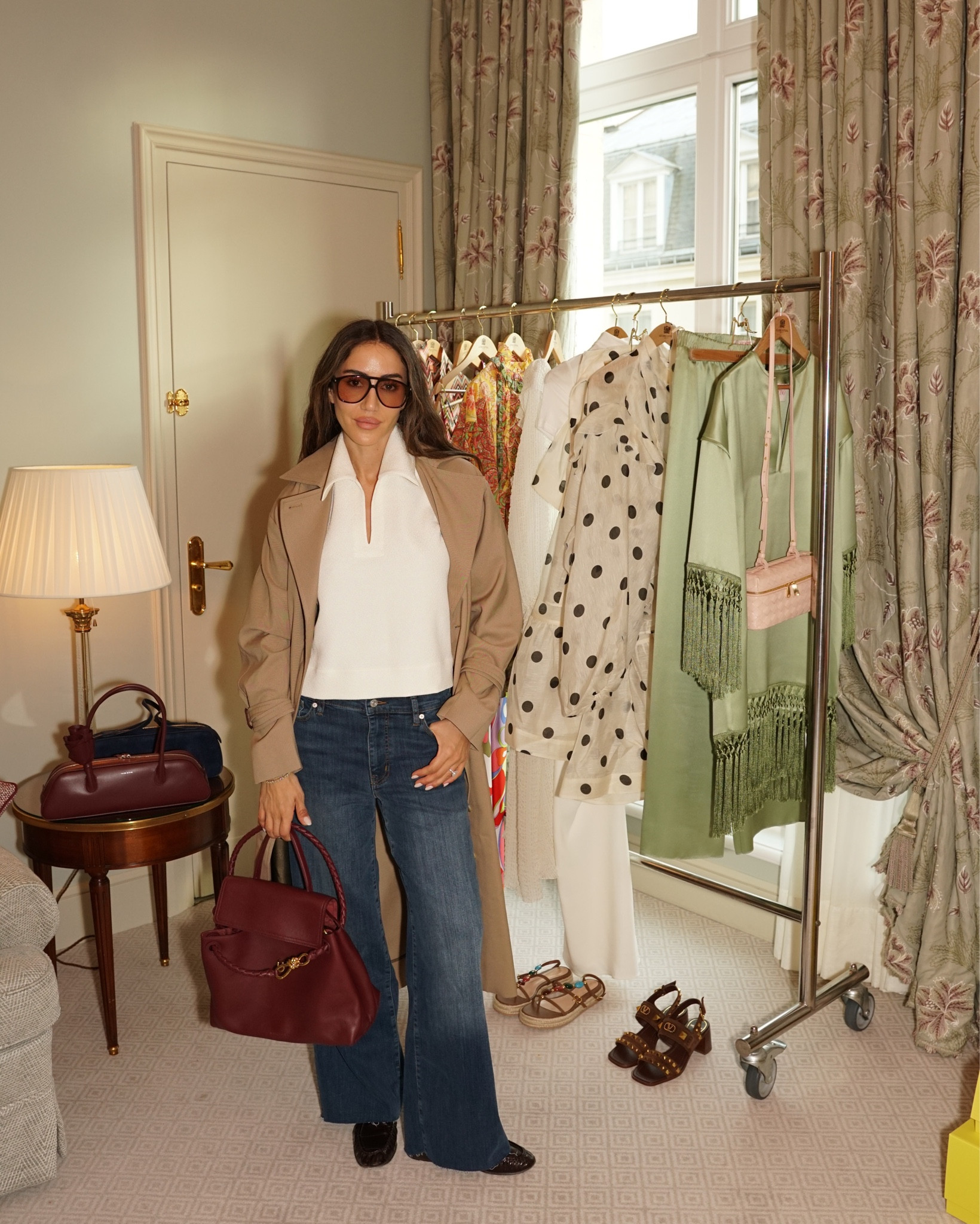 Mytheresa styling suite at Paris Fashion Weekk