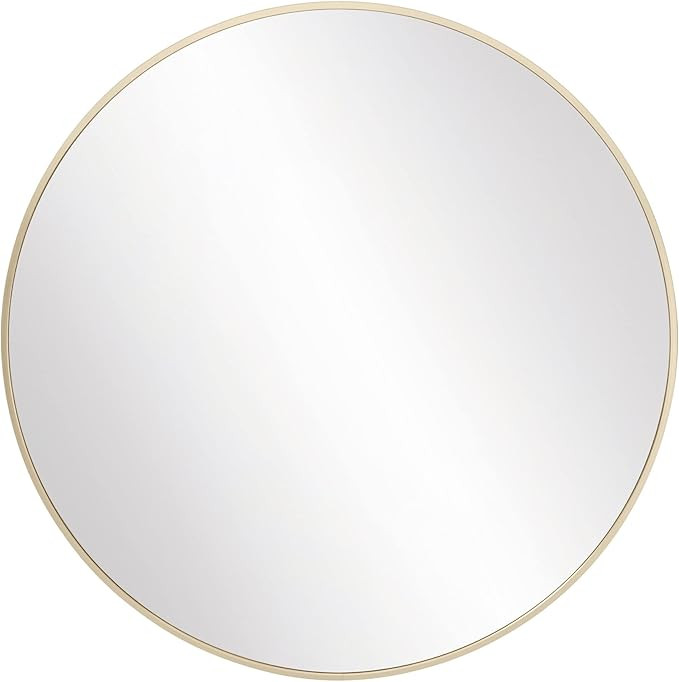 Design House 596536-GLD Kenna 36-Inch Modern Metal Framed Round Decorative Wall Accent Mirror for... | Amazon (US)