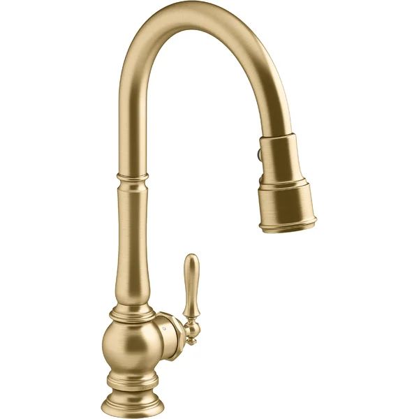 Artifacts Kitchen Sink Faucet With Kohler Konnect And Voice-Activated Technology | Wayfair Professional