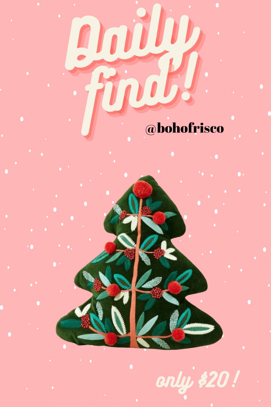 Daily deal! Budget throw pillow for Christmas decor boho eclectic and colorful holiday decor

#LTKSeasonal #LTKunder50 #LTKHoliday