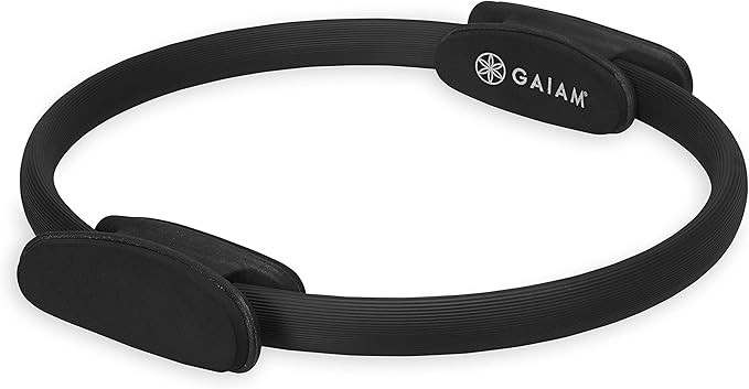 Gaiam Pilates Ring Fitness Circle - Lightweight & Durable Foam Padded Handles, Flexible Resistanc... | Amazon (US)