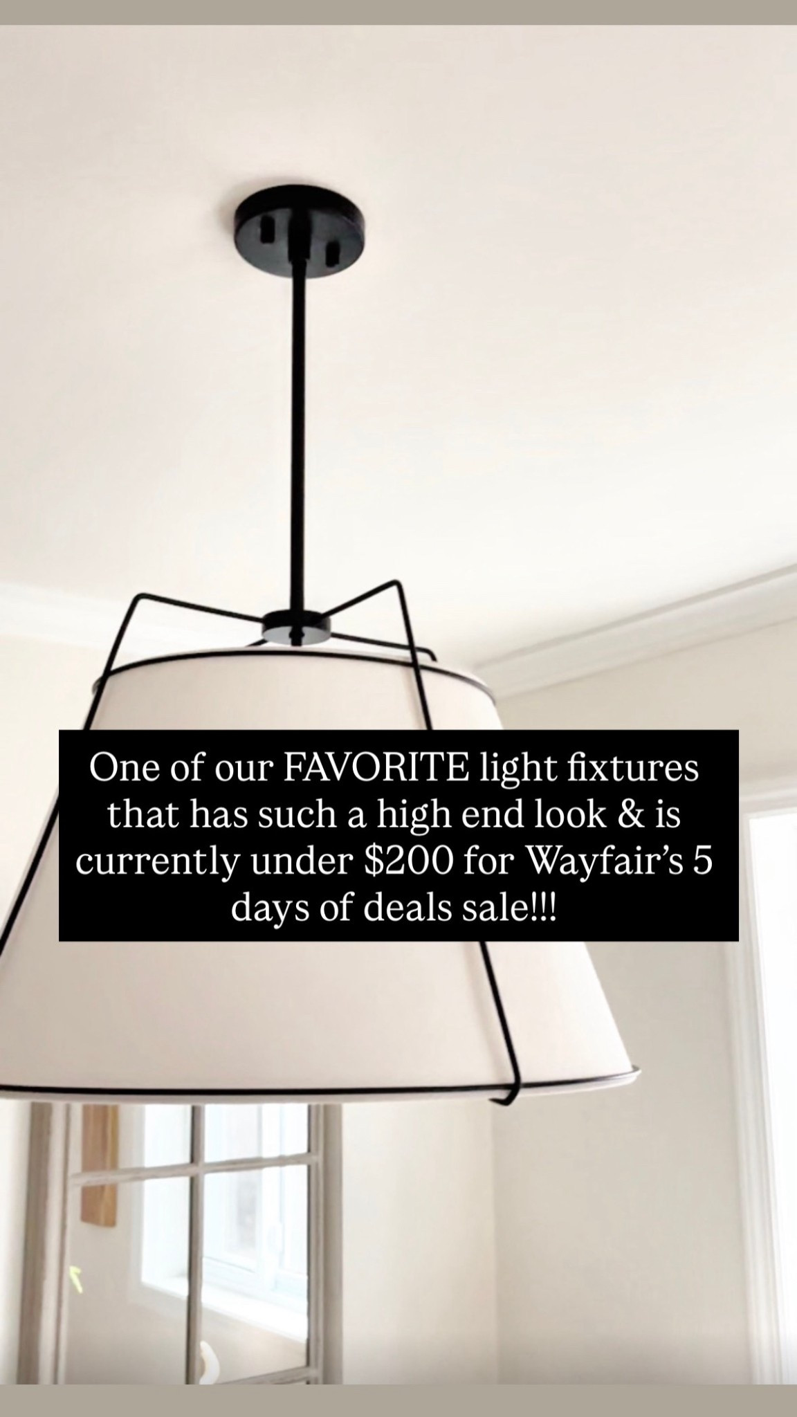 Shop our favorite chandelier on major sale for Wayfair’s 5 days of deals! @wayfair #wayfairpartner #wayfair #ad