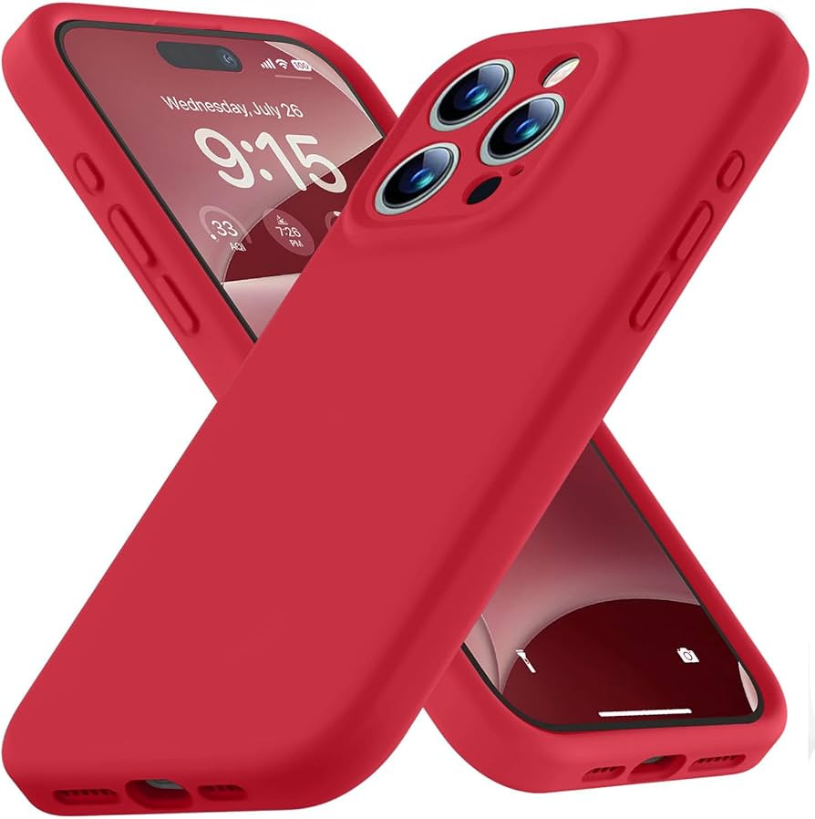 Ktele Compatible with iPhone 15 Pro Max Case, Silicone Upgraded [Camera Protection] [Soft Microfi... | Amazon (US)